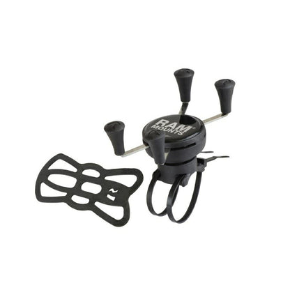 X-Grip (Small) & EZ-On/Off Mount Set for 12.7-42.6mm Handlebars, Black, 1 Count