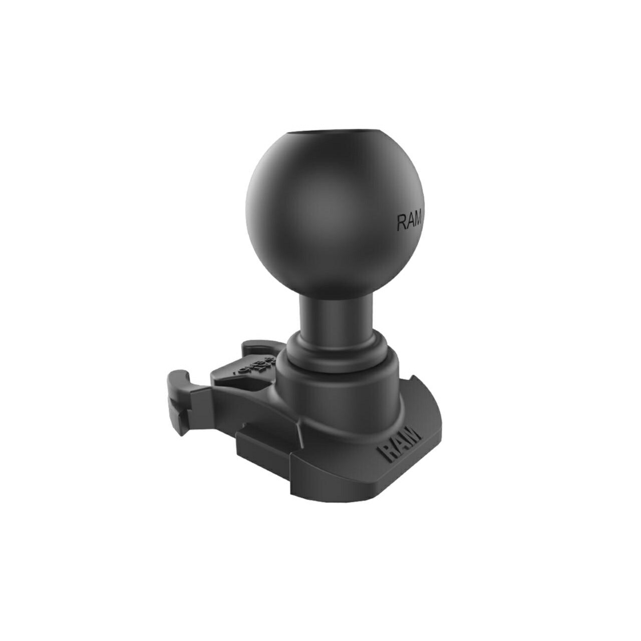 GoPro Base Adapter, Black, 1-inch Ball, 1 Piece
