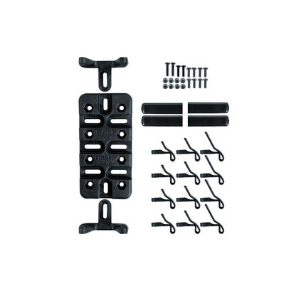 Finger Grip & Master Cylinder Clamp Set (Standard Arm) with U-Bolt, Black, 1-inch Ball, 1 Piece