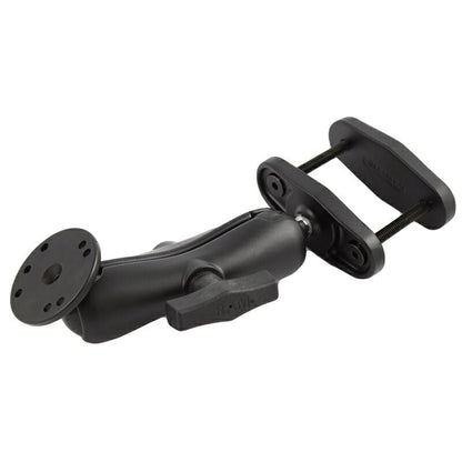 AMPS Round Base & Square Clamp Base (Standard Arm) - 63mm Compatible Black 1.5 inch ball 1 piece