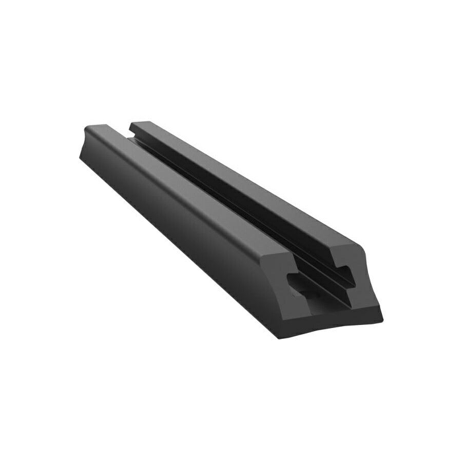 Tuff Track Rail (End Loading) Black, 15.2cm (6") Length, 1 piece