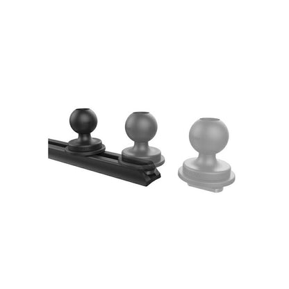 Tuff Track Rail (End Loading) Black, 15.2cm (6") Length, 1 piece