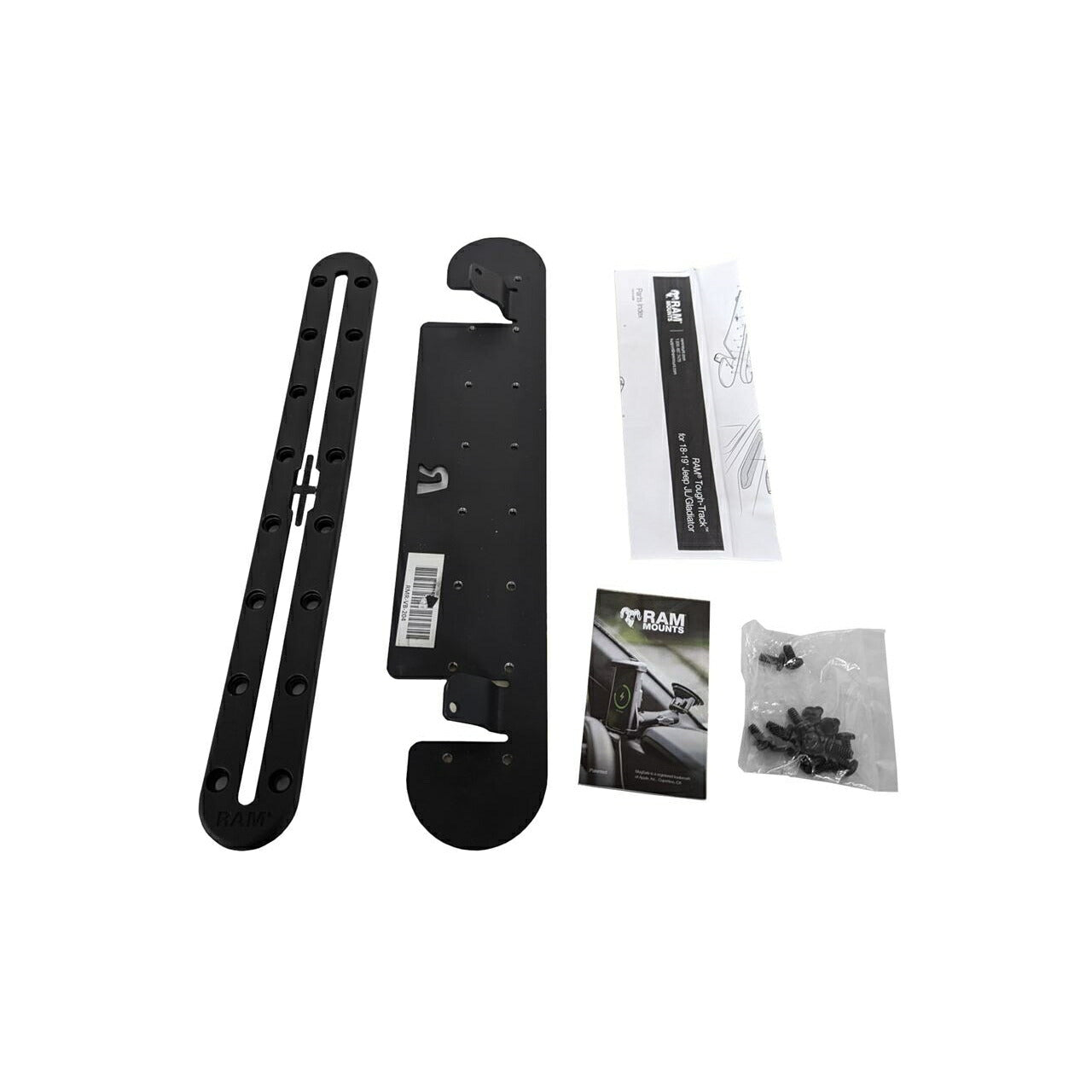 TAF TRUCK RAIL Truck length 30.4cm for Jeep JL/Gladiator 18-21 Black 1 pc.