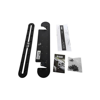 TAF TRUCK RAIL Truck length 30.4cm for Jeep JL/Gladiator 18-21 Black 1 pc.