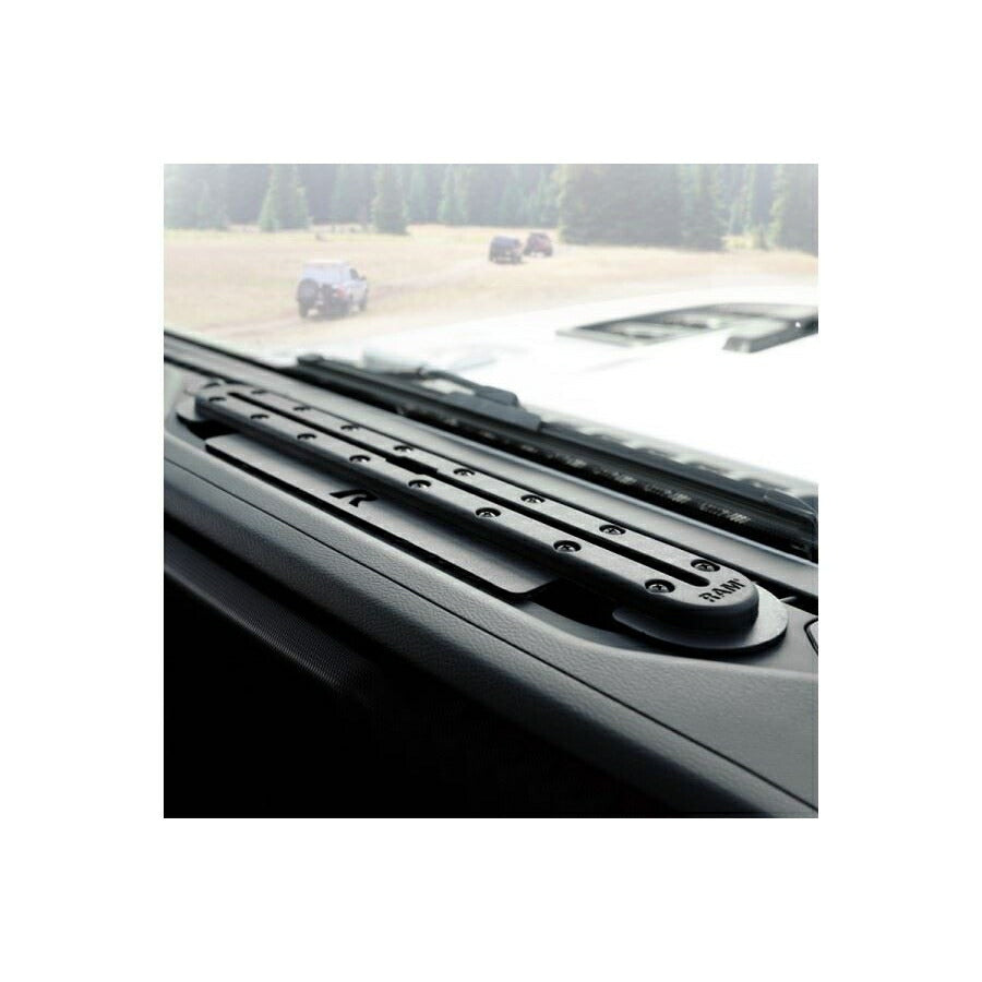 TAF TRUCK RAIL Truck length 30.4cm for Jeep JL/Gladiator 18-21 Black 1 pc.