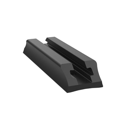 タフトラックレール(エンドローディング) ブラック 全長7.6cm 1個入り