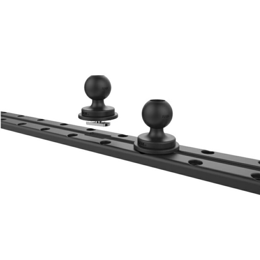 Tough Track Rail (Top Loading) Black, 46.9cm long, 1 pc.