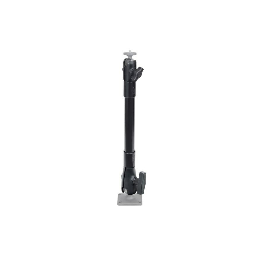 Pipe Socket Arm, Total Length 35.5cm, Black, 1 & 1.5-inch Balls, 1 pc.