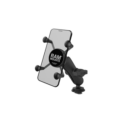 X-Grip (S) & Trackball Base Set (Standard Arm) Black 1-inch Ball 1 pc.