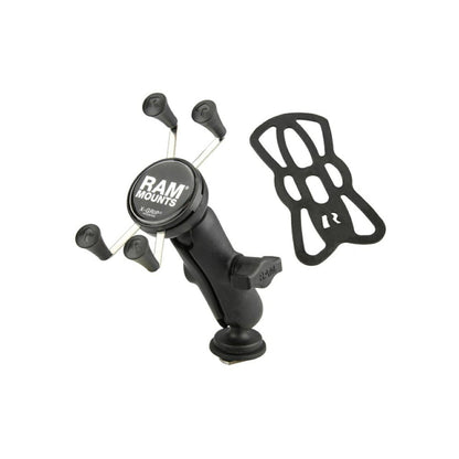 X-Grip (S) & Trackball Base Set (Standard Arm) Black 1-inch Ball 1 pc.