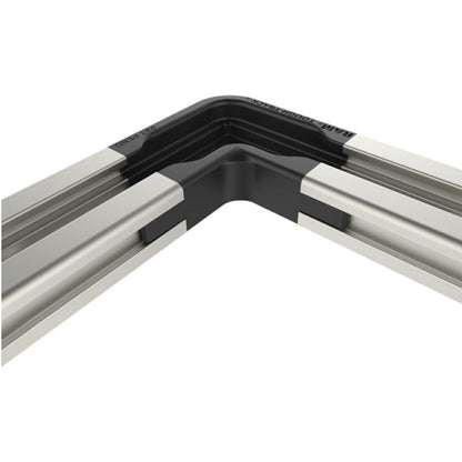 レールコネクター(モジュラー用) 90度 ブラック 1個入り