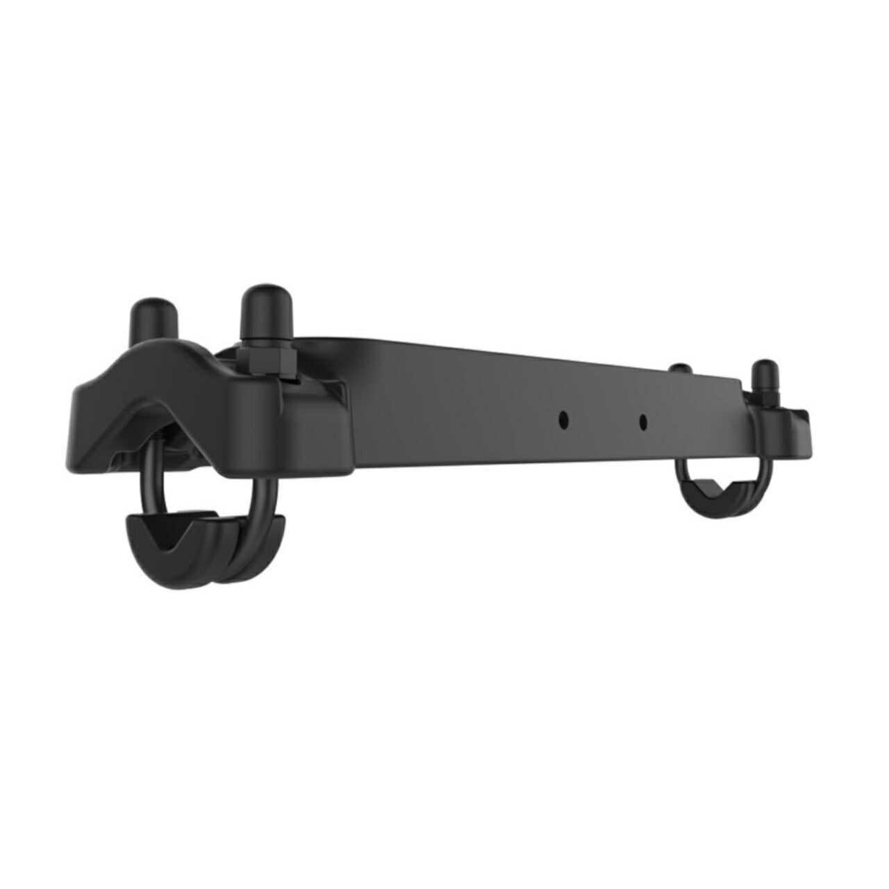 タフトラックレール(ダブルU字クランプ) 全長30.4cm φ15.9-31.75mm対応 ブラック 1個入り