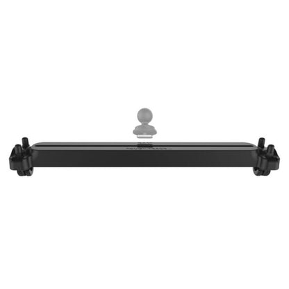 Tough Track Rail (Double U-Clamp) Length 45.7cm, φ15.9-31.75mm compatible, Black, 1 pc.