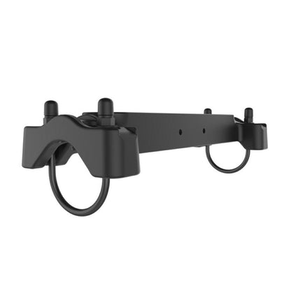タフトラックレール(ダブルU字クランプ) 全長30.4cm φ44.4-50.8mm対応 ブラック 1個入り