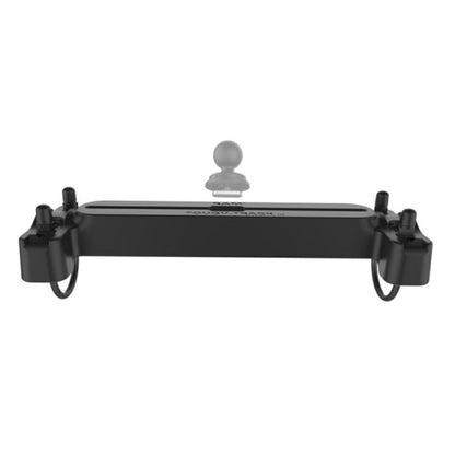 タフトラックレール(ダブルU字クランプ) 全長30.4cm φ44.4-50.8mm対応 ブラック 1個入り