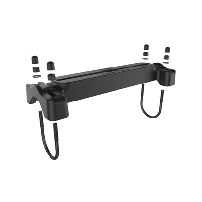 タフトラックレール(ダブルU字クランプ) 全長30.4cm φ44.4-50.8mm対応 ブラック 1個入り