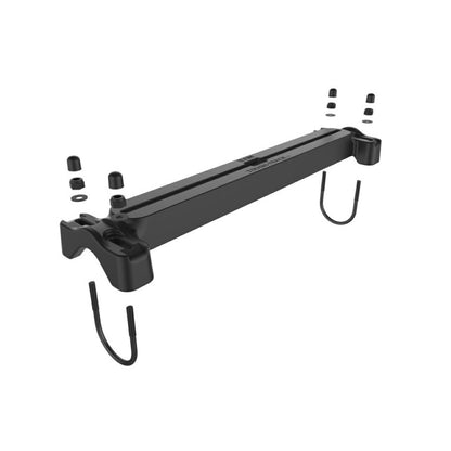 タフトラックレール(ダブルU字クランプ) 全長45.7cm φ44.4-50.8mm対応 ブラック 1個入り