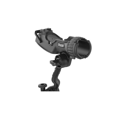 Rod Holder (Rod HD.) & Track Ball Base Set (Ratchet Arm) Black 1 pc.