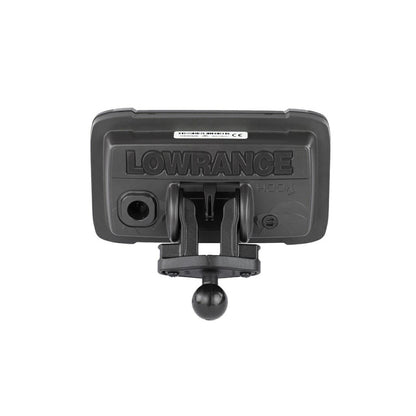 Ball Adapter for Lowrance HOOK2, Black, 1-inch Ball, 1 Piece
