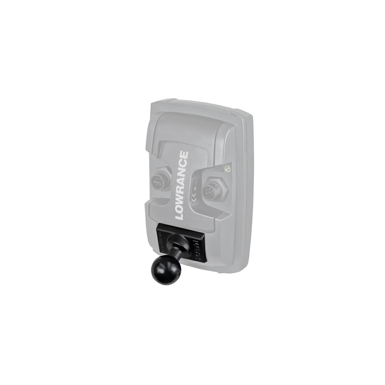 Ball Adapter for Lowrance ELITE4 & MARK4, Black, 1-inch Ball, 1 Piece