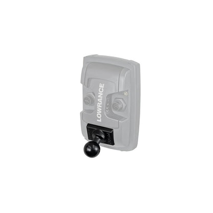 Ball Adapter for Lowrance ELITE4 & MARK4, Black, 1-inch Ball, 1 Piece