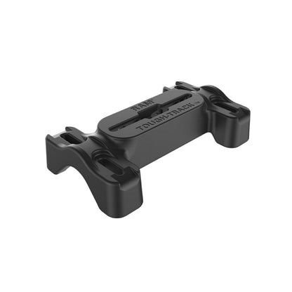 TAFTruck Rail (Double U-Clamp) Total length 17.7cm, No bolts, Black, 1pc