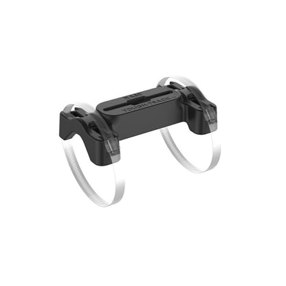 TAFTruck Rail (Double U-Clamp) Total length 17.7cm, No bolts, Black, 1pc