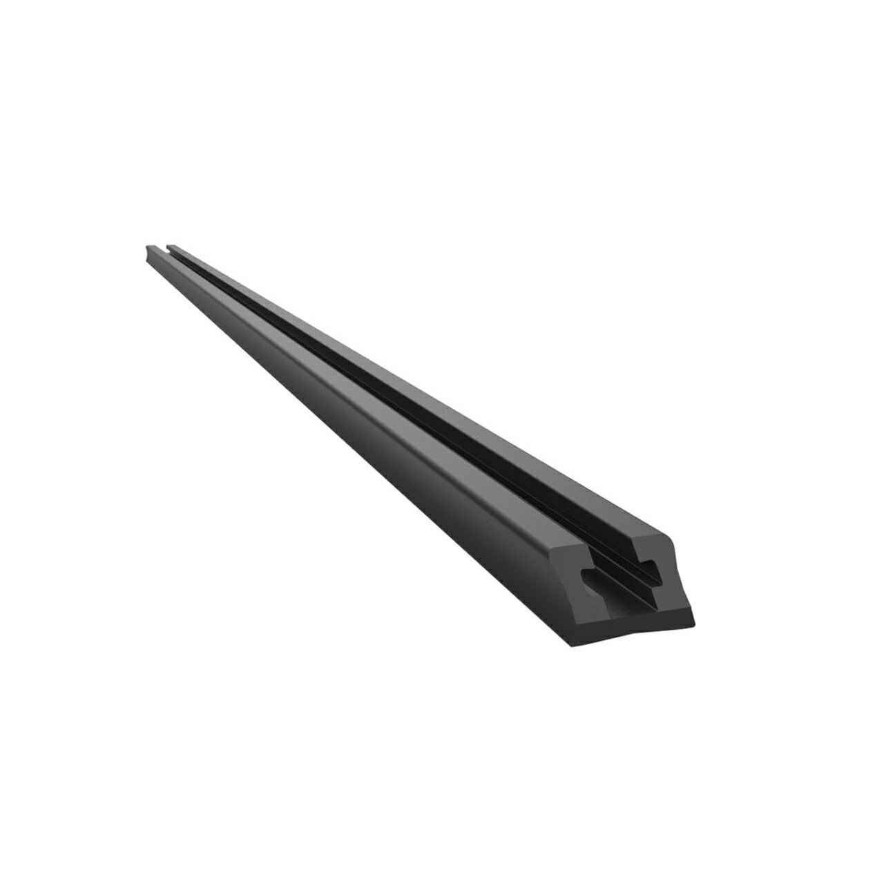 タフトラックレール(エンドローディング) 全長76.2cm ブラック 1個入り
