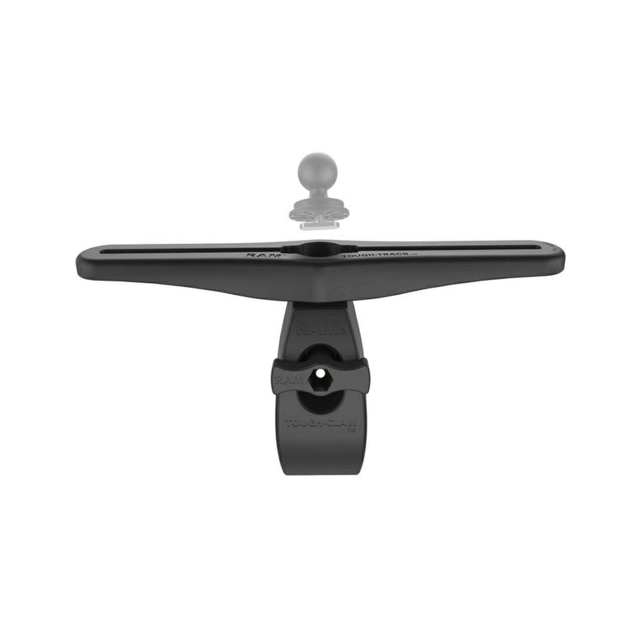 トラックレールタフクロー(L) レール全長304mm φ25.4-55.8mm対応 ブラック 1個入り