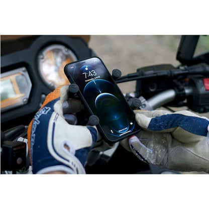 Xグリップ(S)＆U字クランプベースセット(ショートアーム) φ12.7-31.75mm対応 ブラック 1インチボール 1個入り