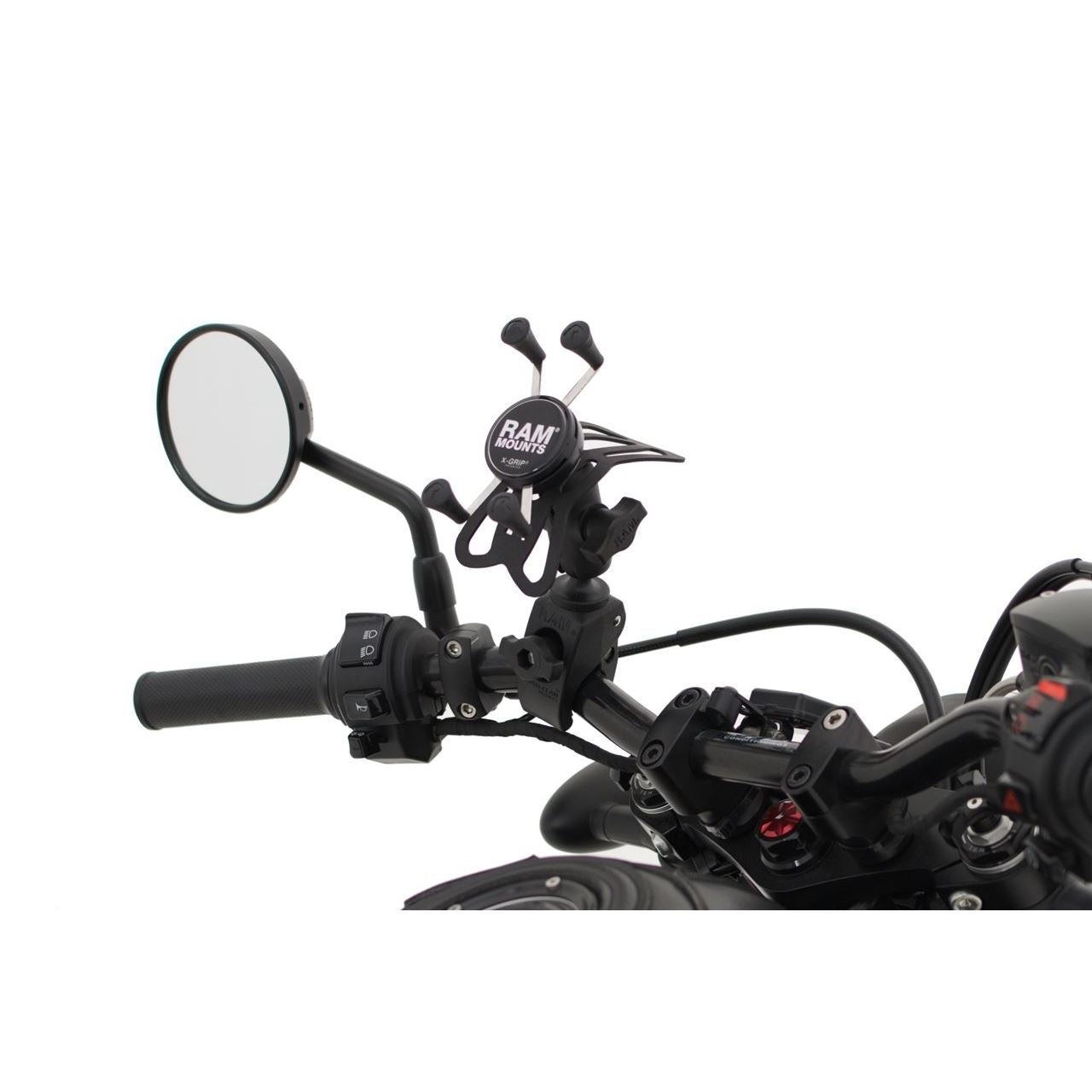 Xグリップ(S)＆タフクロー(S)セット(ショートアーム) φ15.9-28.9mm対応 ブラック 1インチボール 1個入り