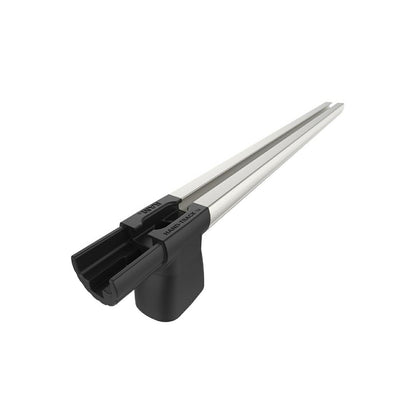ハンドトラックレール用センターコネクター シルバー 45.7cm延長 1個入り