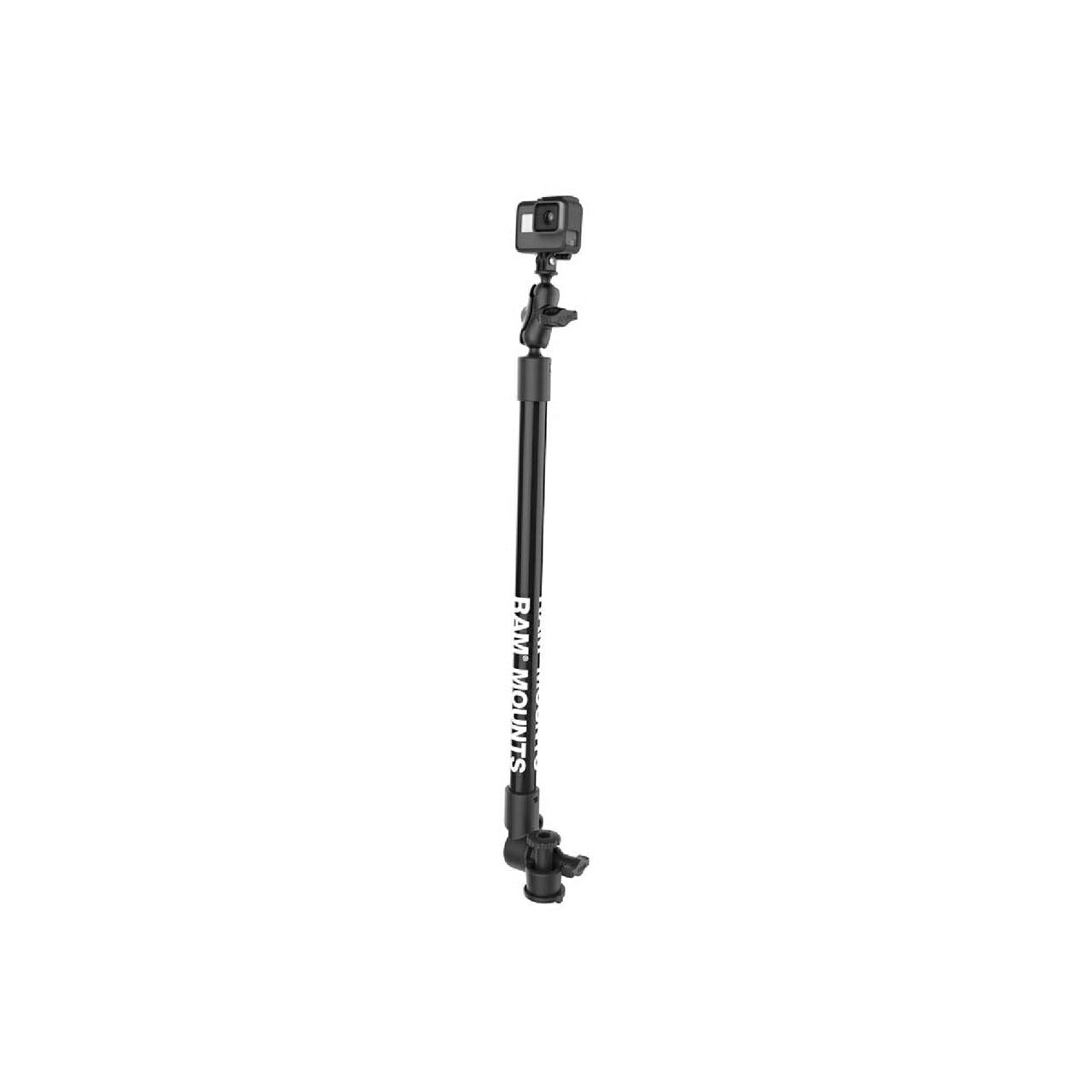GoPro Mount & Trackball Base Set (60.9cm Tough-Pole) Black, 1-inch Ball, 1 Piece