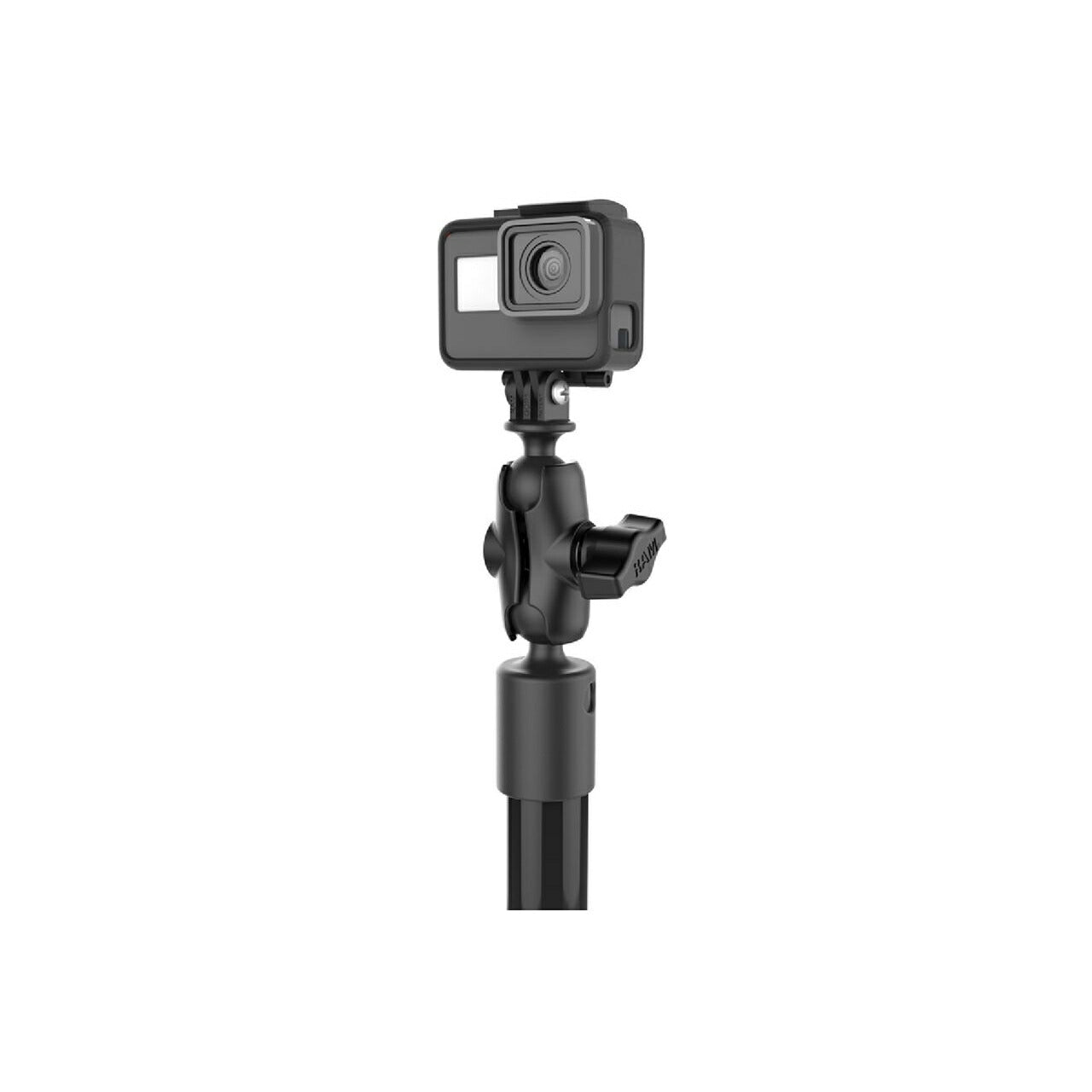 GoPro Mount & Trackball Base Set (60.9cm Tough-Pole) Black, 1-inch Ball, 1 Piece