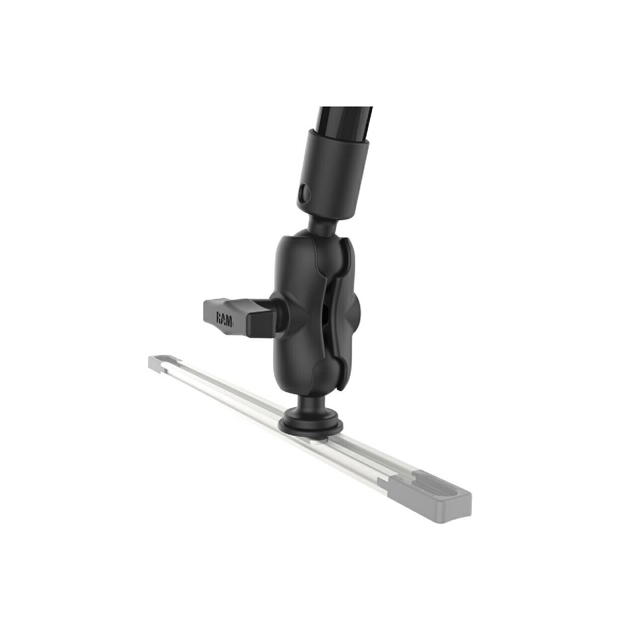GoPro Mount & Trackball Base Set (Total Length 55.8cm Tough Pole) Black, 1.5-inch Ball, 1 Piece