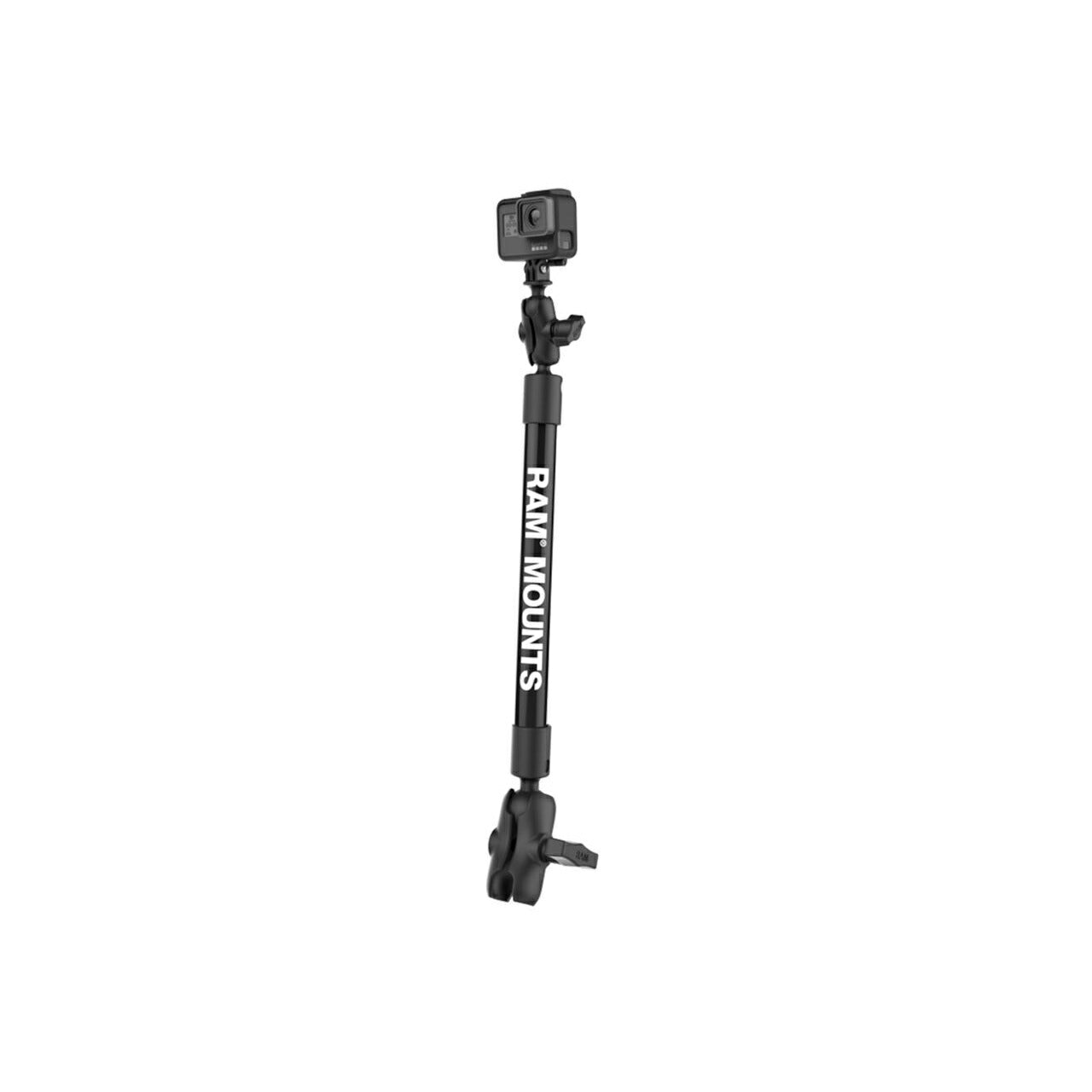 GoProマウント＆タフポールセット 全長53.3cm ブラック 1.5インチボール 1個入り