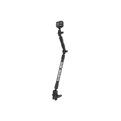GoProマウント＆タフポールセット 全長76.2cm ブラック 1.5インチボール 1個入り