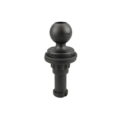 Spline Post Base Black 1" Ball 1 pc.
