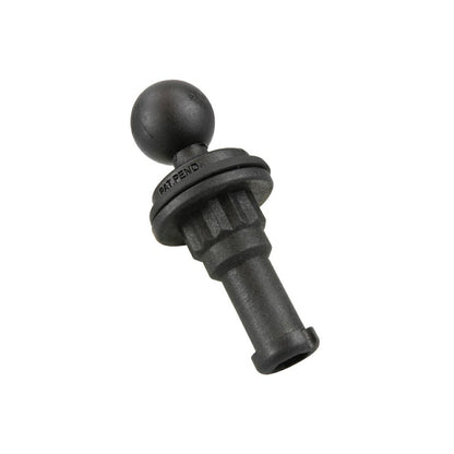 Spline Post Base Black 1" Ball 1 pc.