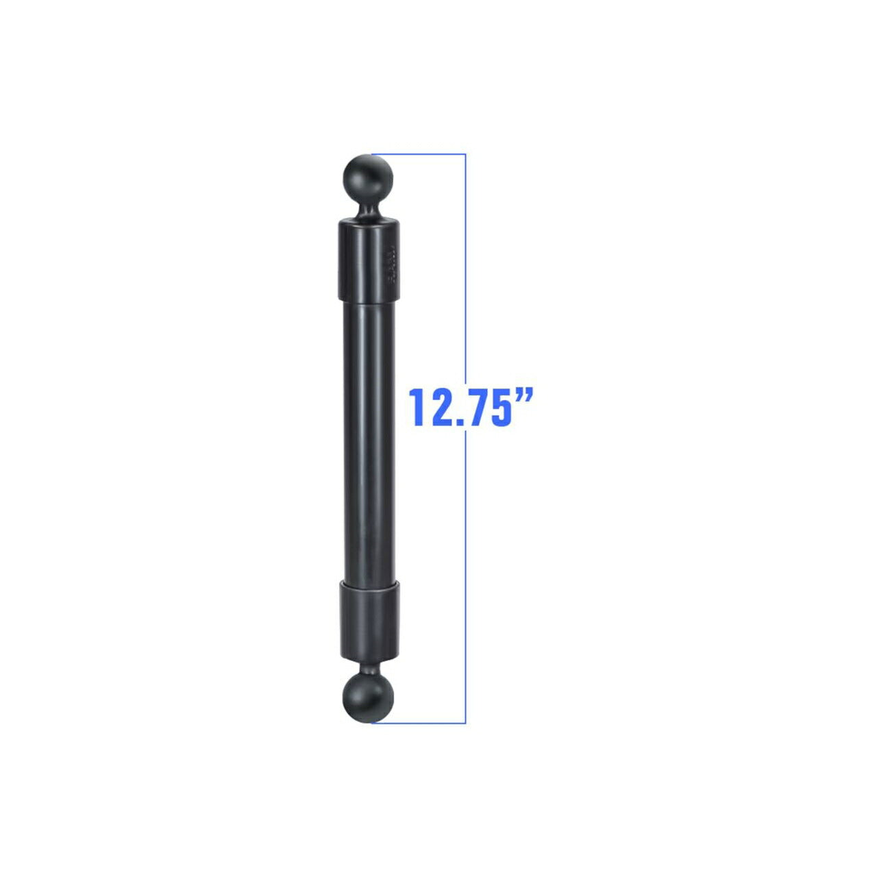 パイプジョイント 全長32.3cm ブラック 1インチボール 1個入り