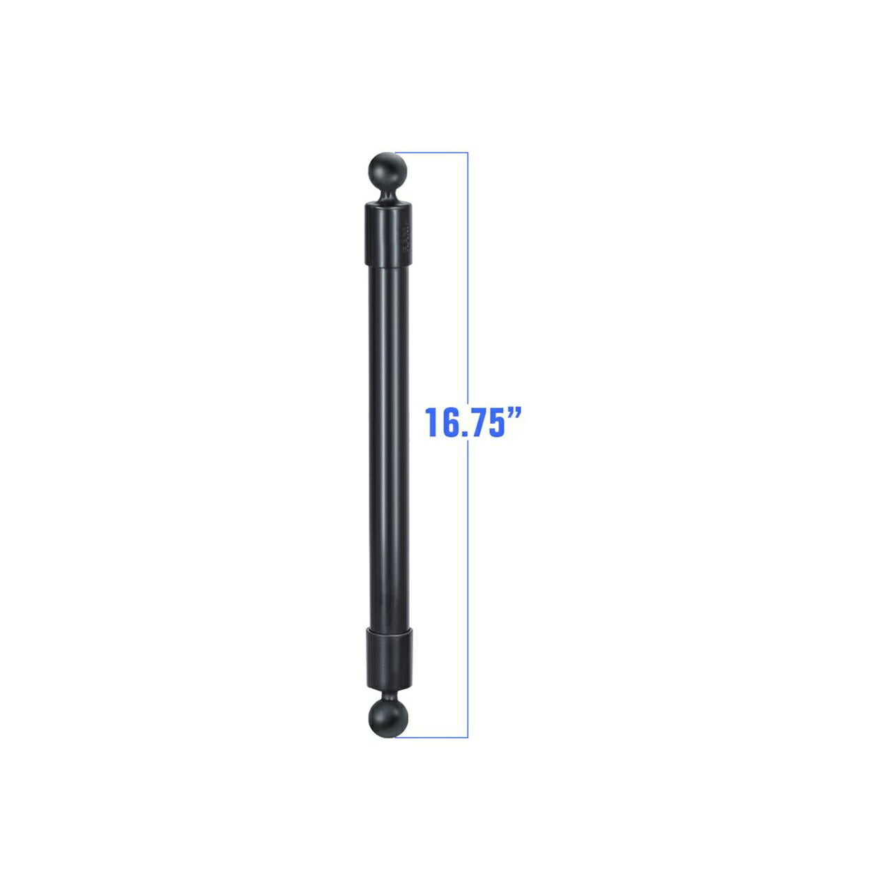 Pipe Joint, 42.5cm total length, black, 1-inch ball, 1 piece