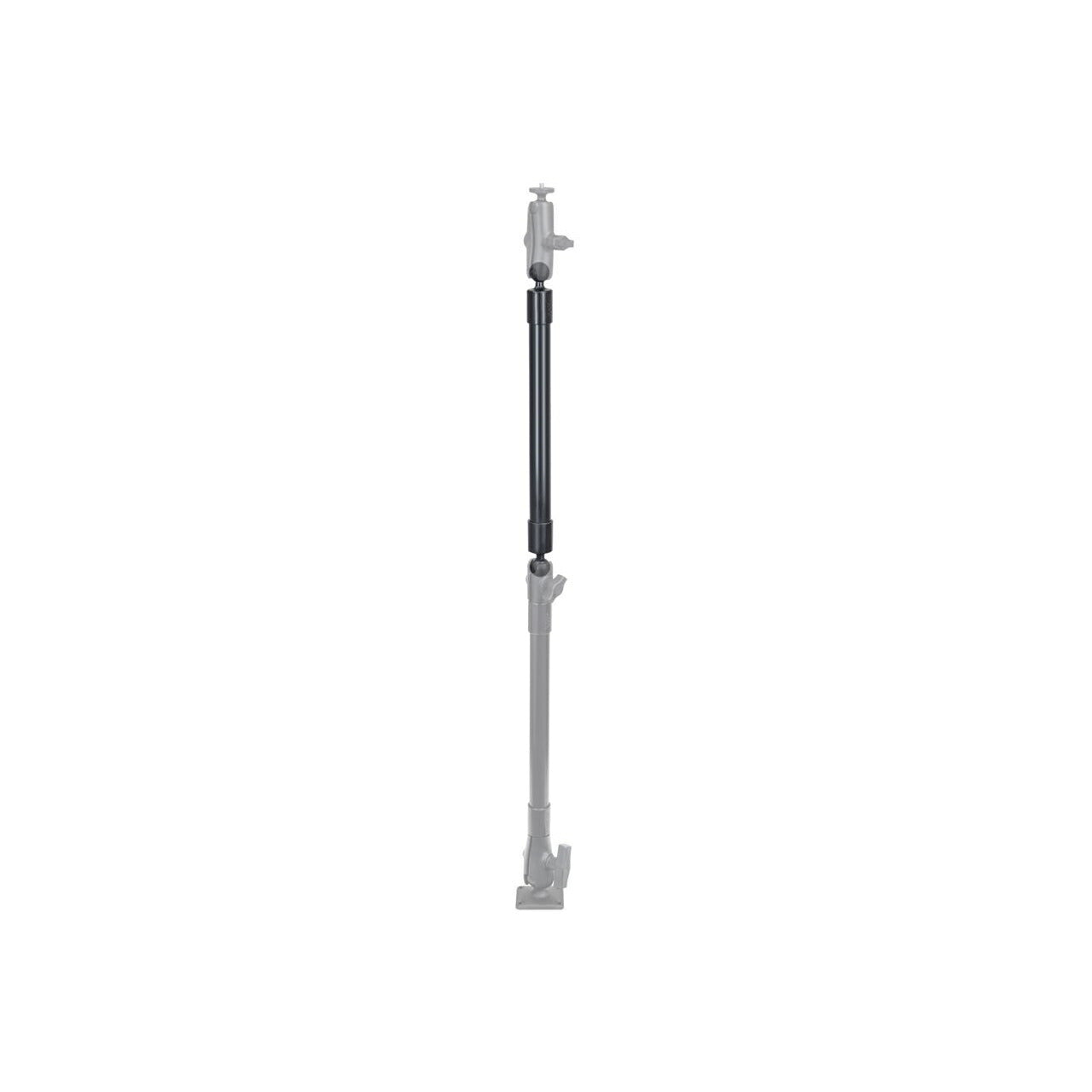 Pipe Joint, 42.5cm total length, black, 1-inch ball, 1 piece