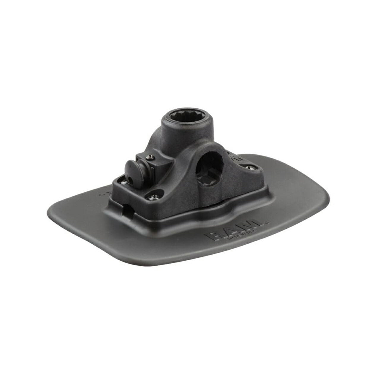 スプラインポスト(貼付式) 粘着面180X133mm ブラック 1個入り