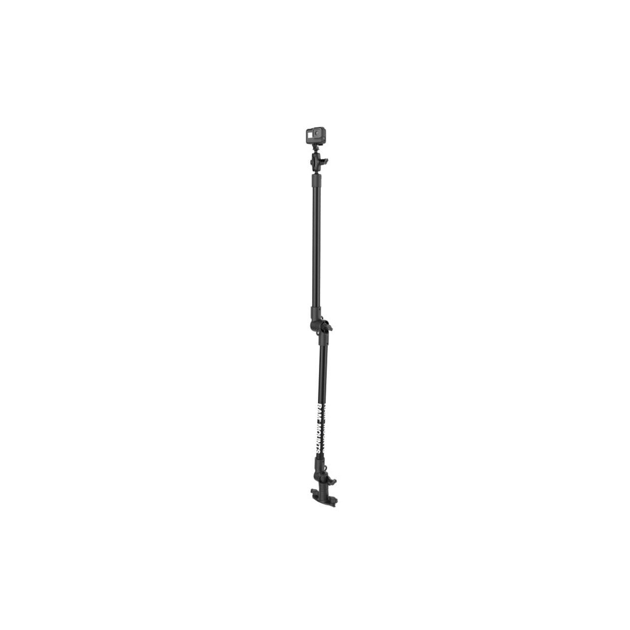 GoPro Mount & Double Track Base Set (121.9cm Tough-Pole) Black 1 Inch Ball 1 Pc.