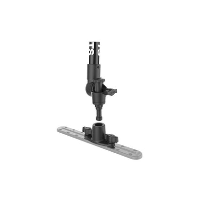 GoPro Mount & Double Track Base Set (121.9cm Tough-Pole) Black 1 Inch Ball 1 Pc.