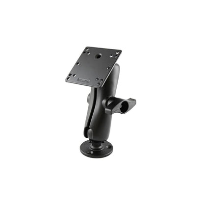 VESAプレート＆ラウンドベースセット(標準アーム) 100X100mm ブラック 2.25インチボール 1個入り