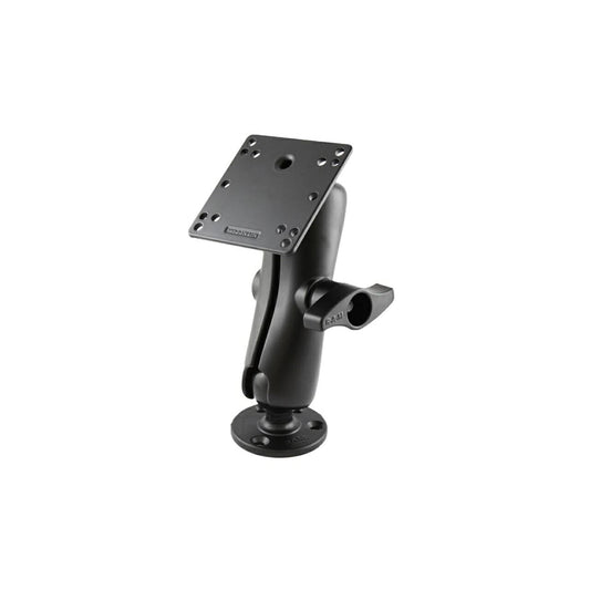 VESAプレート＆ラウンドベースセット(標準アーム) 100X100mm ブラック 2.25インチボール 1個入り