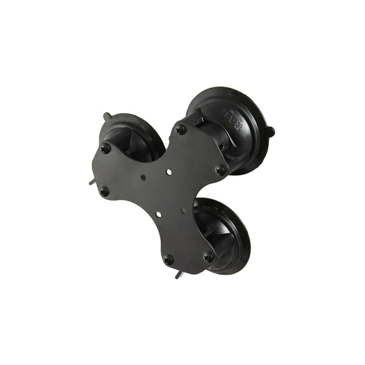 Triple Suction Base, Ball-less, Black, 1 pc.