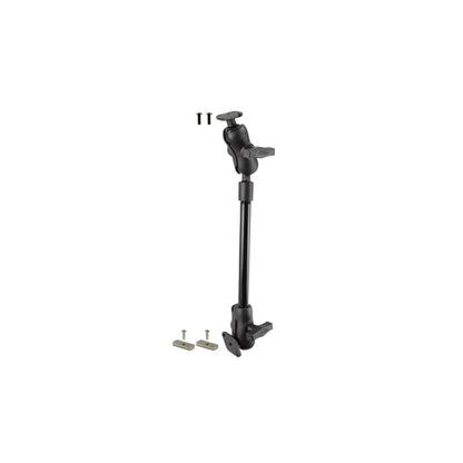 XBox Adaptive Controller Mount for Wheelchair Seat Rails, Black, 1.5-inch Ball, 1 Piece