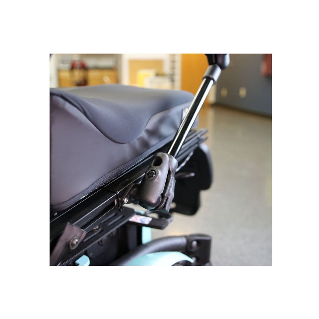 XBox Adaptive Controller Mount for Wheelchair Seat Rails, Black, 1.5-inch Ball, 1 Piece